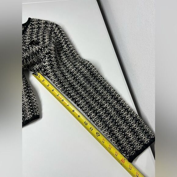 EMRECO Mohair Blend Black White Sweater Cardigan Jacket 2 Packets Size 12UK/8 US - Picture 11 of 12